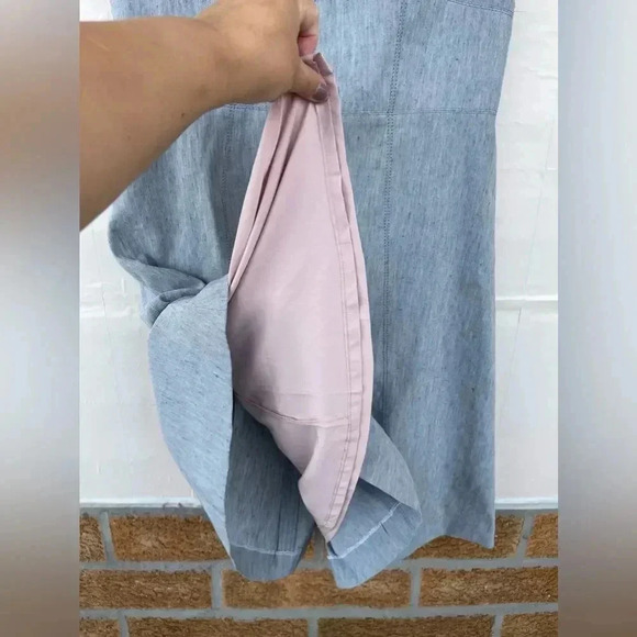 REBECCA TAYLOR Stretch Linen dress size 8 - Picture 5 of 9